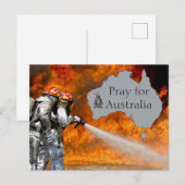 Pray for Australia Briefkaart (Voorkant / Achterkant)
