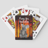 Pray for Australia Pokerkaarten (Achterkant)