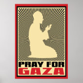 Pray for Gaza Poster (Voorkant)