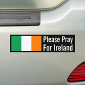 Pray for Ireland Bumpersticker (Op auto)