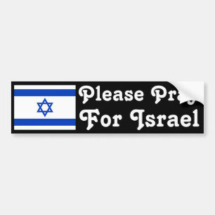 Pray for Israel Bumpersticker