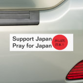Pray for Japan Bumpersticker (Op auto)
