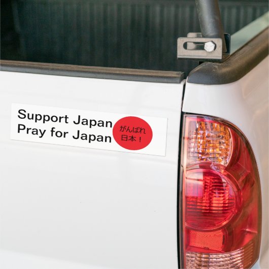 Pray for Japan Bumpersticker (Op Truck)