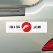 Pray for Japan Bumpersticker (Op auto)