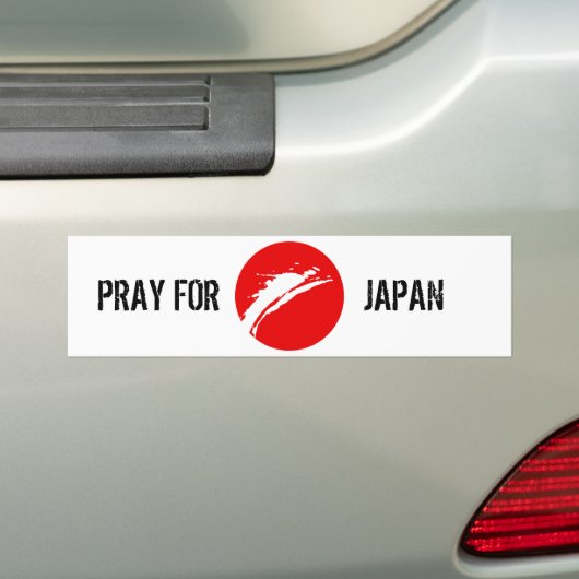 Pray for Japan Bumpersticker (Op auto)
