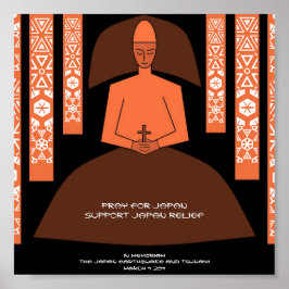 PRAY FOR JAPAN SUPPORT JAPAN RELIEF POSTER