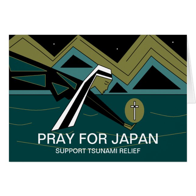 PRAY FOR JAPAN SUPPORT TSUNAMI RELIEF (Voorkant Horizontaal)