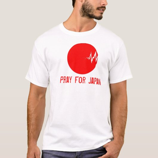 Pray for Japan T-shirt (Voorkant)
