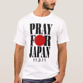 Pray for Japan T-shirt (Voorkant)