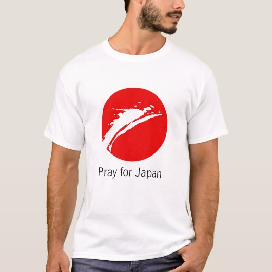 Pray for Japan T-shirt (Voorkant)