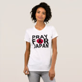 Pray for Japan T-shirt (Voorkant volledig)