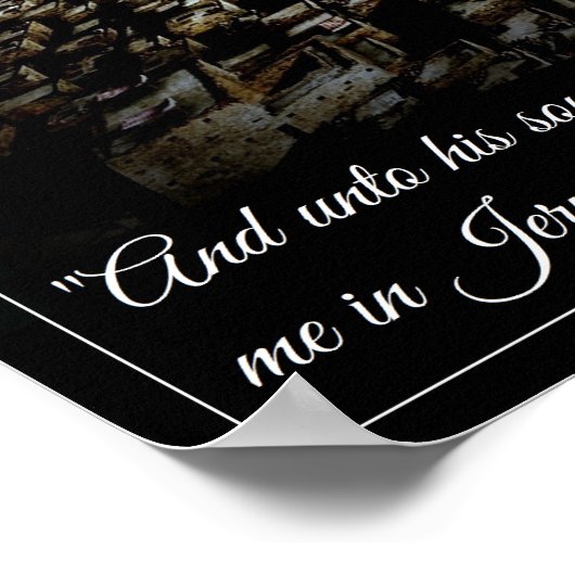 Pray for Jerusalem Poster (Hoek)