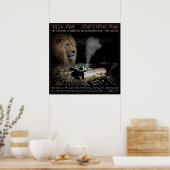 Pray for Jerusalem Poster (Keuken)