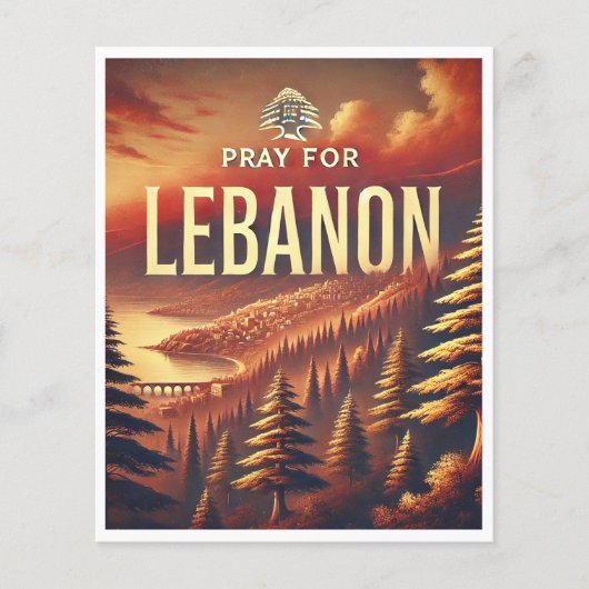 PRAY FOR LEBANON FLYER (Voorkant)