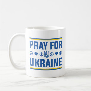 Pray For Oekraïne Koffiemok