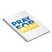 Pray For Oekraïne Notitieboek (Rechterzijde)