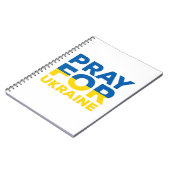 Pray For Oekraïne Notitieboek (Linkerzijde)