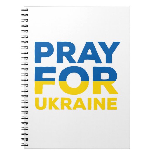 Pray For Oekraïne Notitieboek (Voorkant)