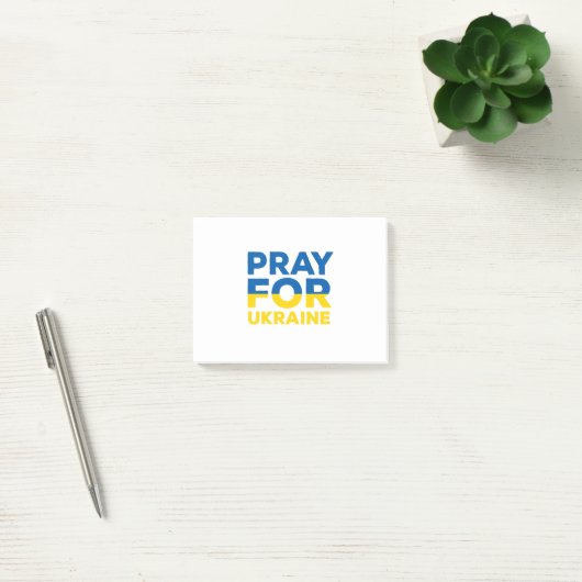 Pray For Oekraïne Post-it® Notes (Kantoor)