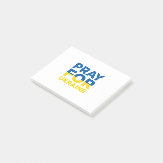 Pray For Oekraïne Post-it® Notes (Schuin)
