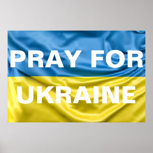 Pray For Oekraïne Poster (Voorkant)