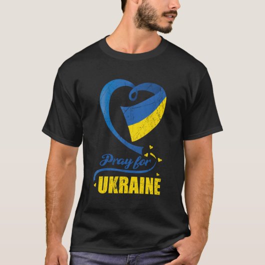 Pray For Oekraïne T-shirt (Voorkant)