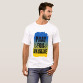 Pray For Oekraïne T-shirt (Voorkant volledig)
