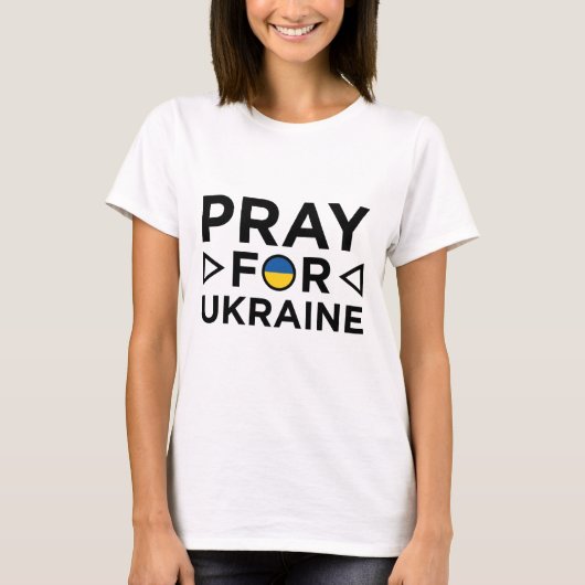 Pray For Oekraïne T-shirt (Voorkant)