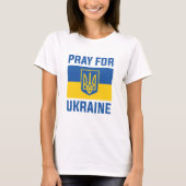 Pray For Oekraïne T-shirt (Voorkant)