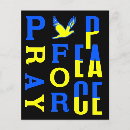 Pray for Peace Flyer (Voorkant)
