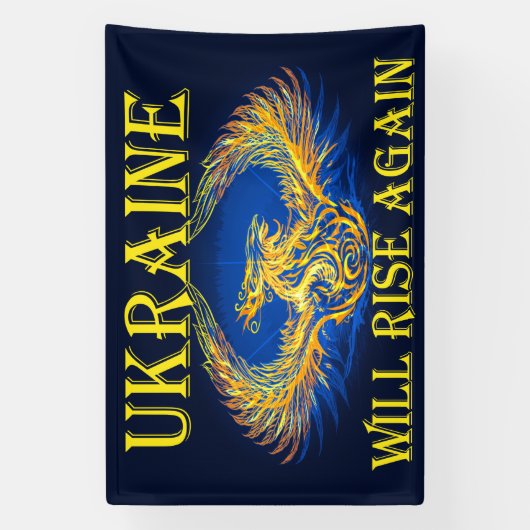 Pray for Peace for Ukraine Banner (Verticaal)