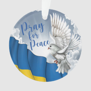 Pray for Peace for Ukraine Ornament