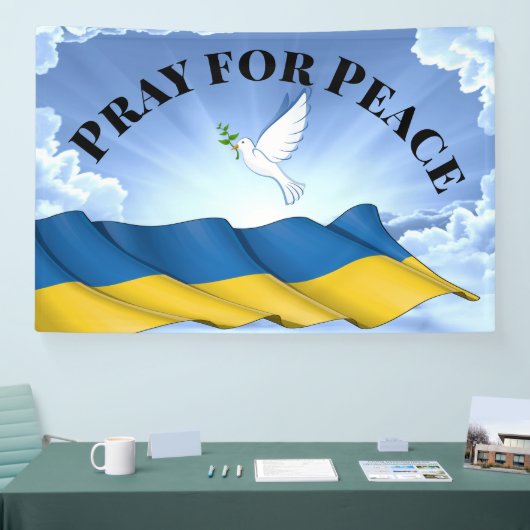 Pray for Peace for Ukraine Spandoek (Beurs)
