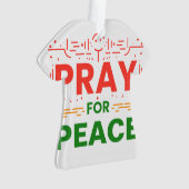 Pray for Peace Ornament (voorkant)