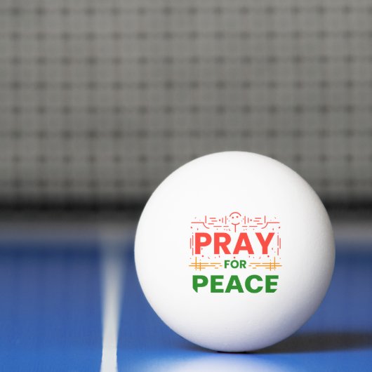 Pray for Peace Pingpongbal (Net)