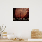 Pray for Peace Poster (Keuken)
