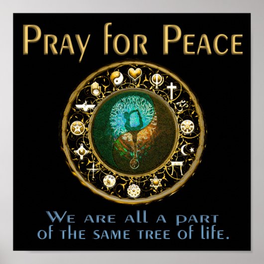 Pray for Peace Poster (Voorkant)