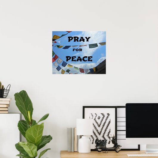 Pray for Peace Poster (Thuiskantoor)