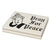 Pray for Peace Prader Hands Rubber Stamp Rubberstempel (Stempel)