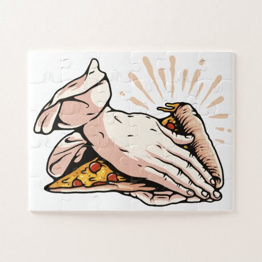 Pray for Pizza Legpuzzel (Horizontaal)