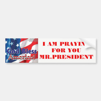 Pray for President Trump Bumpersticker