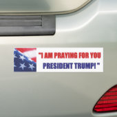 Pray for President Trump Bumpersticker (Op auto)