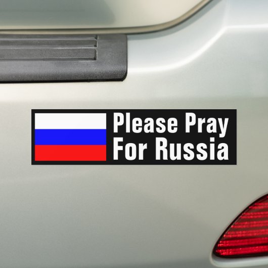 Pray for Russia Bumpersticker (Op auto)