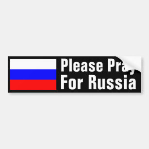 Pray for Russia Bumpersticker