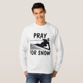 PRAY FOR SNEEUW SKI T-Shirts T - shirts (Voorkant volledig)