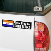 Pray for South Africa Bumpersticker (Op Truck)