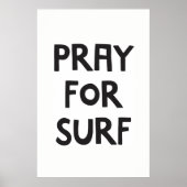 Pray for Surf Poster (Voorkant)