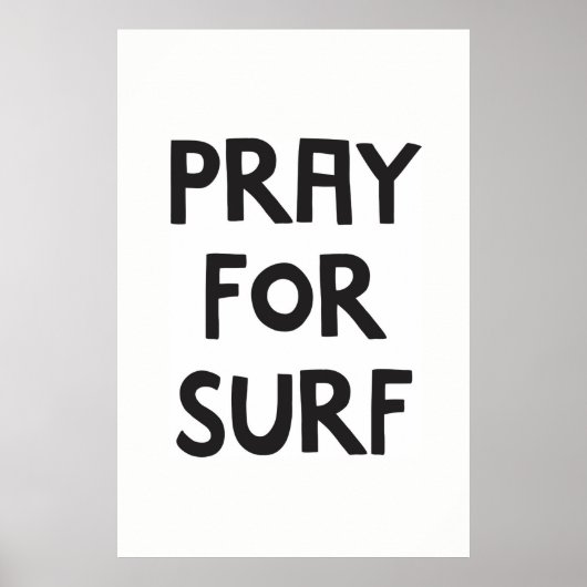 Pray for Surf Poster (Voorkant)