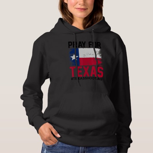 Pray for Texas School Shooting Hoodie (Voorkant)
