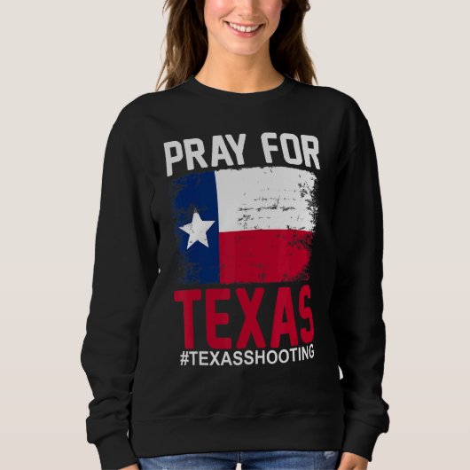 Pray for Texas School Shooting Trui (Voorkant)